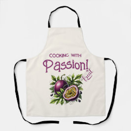 "Cooking with Passionfruit" tropisch Schürze