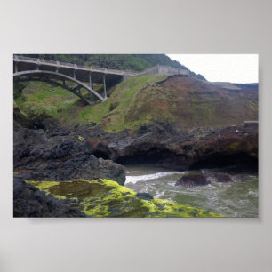 Cook's Chasm, Cape Perpetua, OR Poster