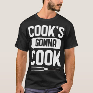 Cooks Cook für den Kuchen zum Thema "Raum" T-Shirt