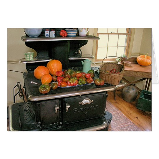 Cookstove Notecard Karte