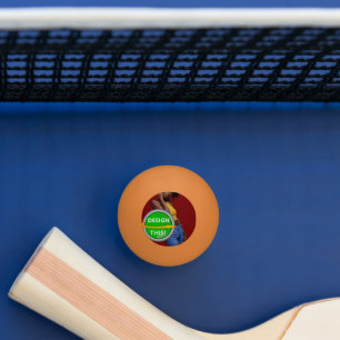 COOL! 1 Star Ping Pong Ball - Orange - Custom Tischtennisball