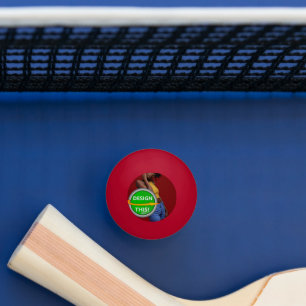 COOL! 1 Star Ping Pong Ball - Rot - Benutzerdefini Tischtennisball