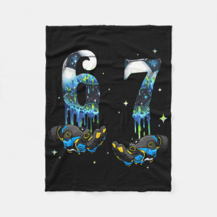 Cool 67 Six Seven Meme Fußball Drip Jungen K Fleecedecke