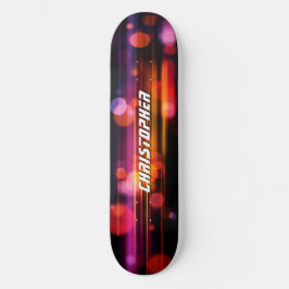 Cool Abstract Motion Graphic Style Skateboard