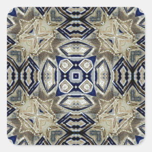 Cool Abstrakt Quadratischer Aufkleber