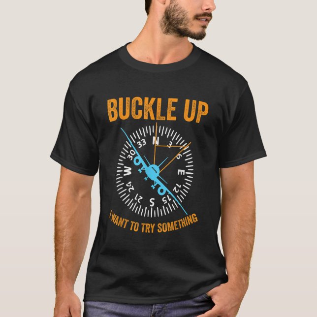 Cool Aerospace Engineering Lifestyle Airplane Pilo T-Shirt (Vorderseite)