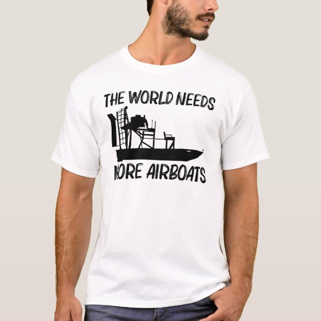 Cool Airboat For Men Women Airboating Watercraft B T-Shirt (Vorderseite)