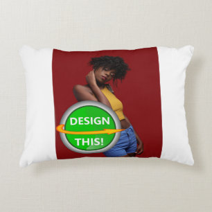 COOL! Akzentkissen 12" x 16"- Polyester individuel Dekokissen