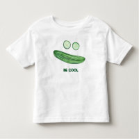 COOL als Cucumber Funny Watercolor Face