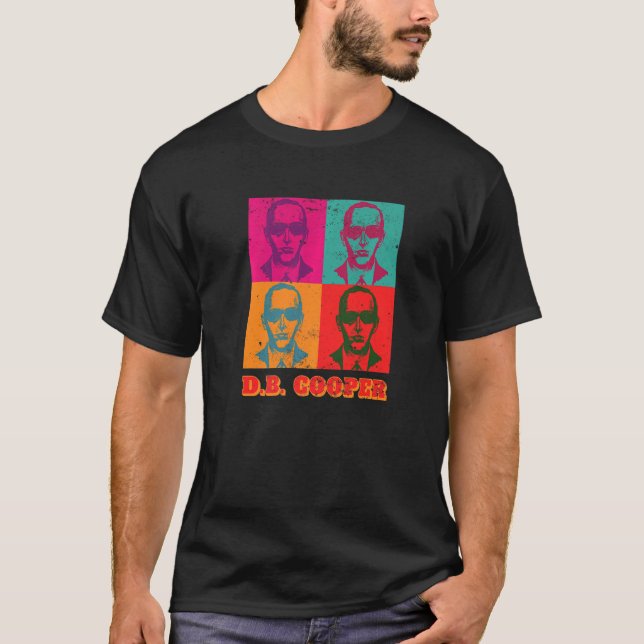 Cool als DB Cooper Pop 1971 Retro Skyjacking Histo T-Shirt (Vorderseite)