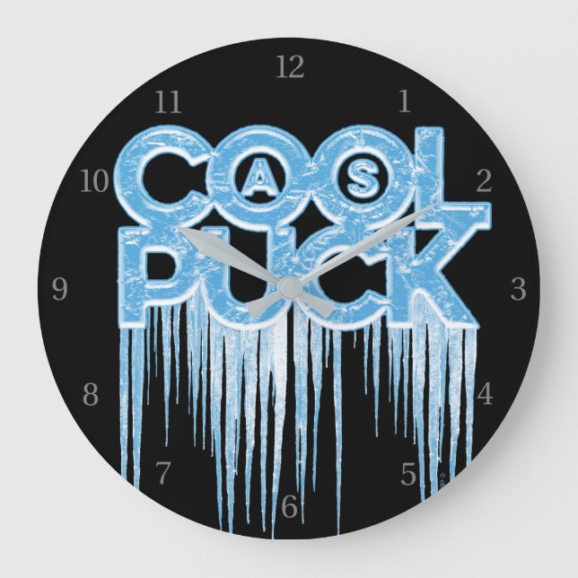 Cool als große Uhr (Vorderseite)