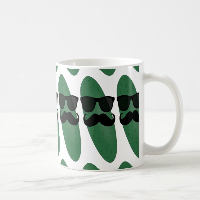 Cool als Gurke Kaffeetasse (Rechts)