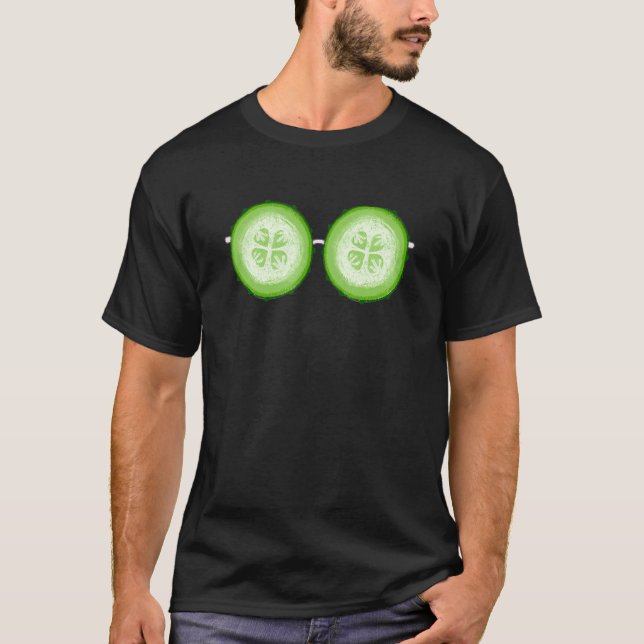 Cool als Gurkenkostüm T-Shirt (Vorderseite)