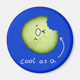 cool als GurkenKühlschrankmagnet Magnet