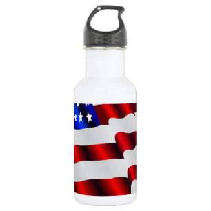 Cool Amerika, US/USA, SAD-Flagge, Sochi-Spiele Edelstahlflasche