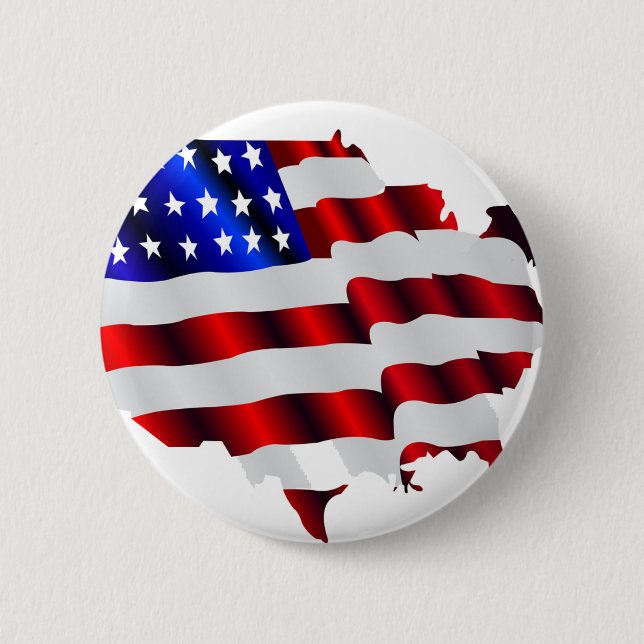 Cool Amerika, USA, SAD-Flagge, Sochi games Button (Vorderseite)