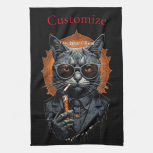 Cool Angesagter Cat Thunder_Cove Geschirrtuch