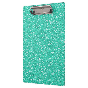 Cool angesagter, lebendiger Neon-Imitat Glitzer Klemmbrett