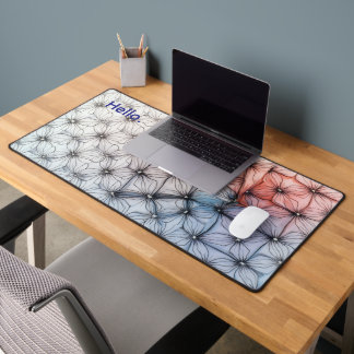 Cool angesagter, moderner Designschreibtisch Schreibtischunterlage
