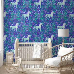 Cool Animal Pattern - Mandala Unicorn 1 Tapete