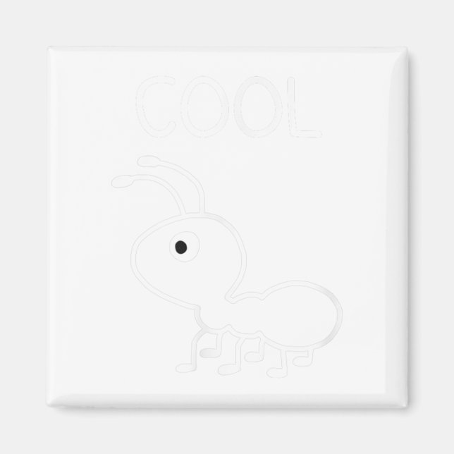Cool Ant, Puns, Funny, Jokes, Sarcastic _1  Magnet (Vorne)