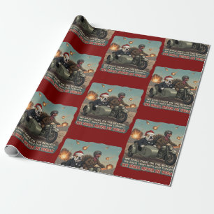 Cool anti-vegan geschenkpapier