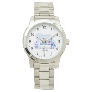 cool arbeitende Krankenschwester: Name hinzufügen Armbanduhr