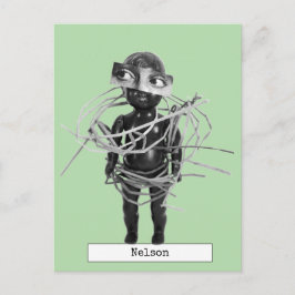 Cool Art Doll Postkarte