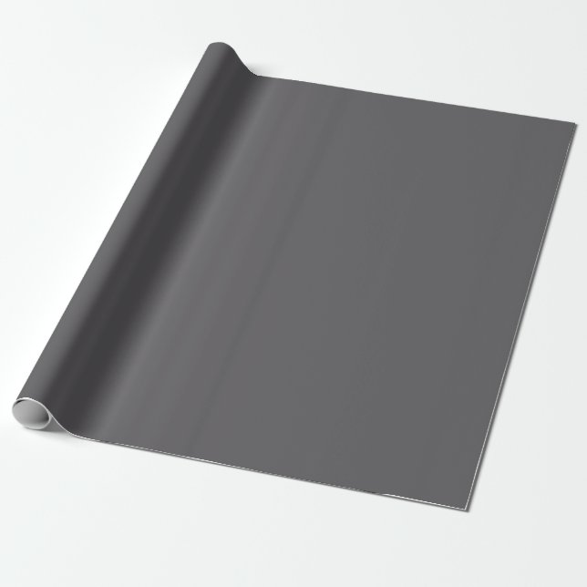 Cool Ashy Dark Gray Pop Of Color  Geschenkpapier (Ungerollt)
