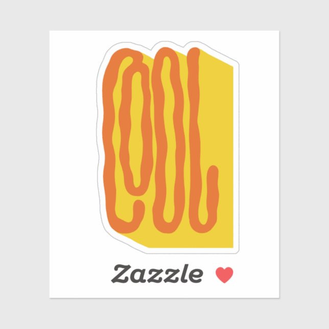 COOL AUFKLEBER (Blatt)