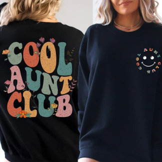 Cool Aunts Club Floral Sweatshirt