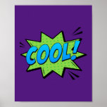 Cool! Ausdruck des Comic "Fresh Pop Art" Poster<br><div class="desc">Fügen Sie Ihrem Raum eine Touch von entspanntem Stil mit diesem "Coolen" Pop-Kunstdesign hinzu. Inspiriert durch die mühelos coole Atmosphäre klassischer Comic-Bücher,  bringt dieses lebendige Stück ein frisches und dynamisches Element in jeden Raum,  perfekt für diejenigen,  die ausdrucksvolle und mutige Kunst Liebe.</div>