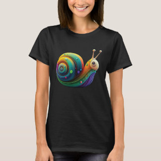 Cool aussehend Lebhafte Schneckenfarbenfamilie T-Shirt