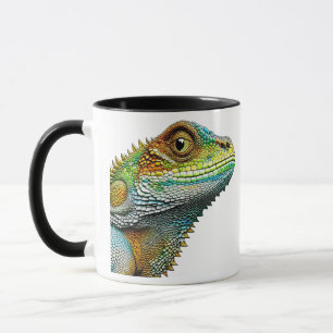 Cool aussehende Lizard AI Art Tasse