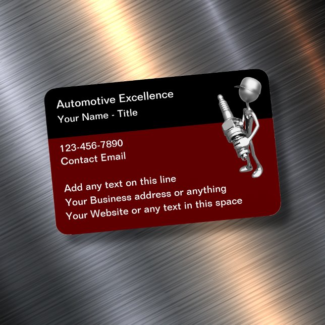 Cool Automotive Grands Magnets d'entreprise (Créateur téléchargé)