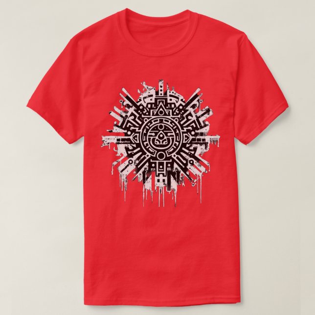 Cool Azteke T-Shirt (Design vorne)