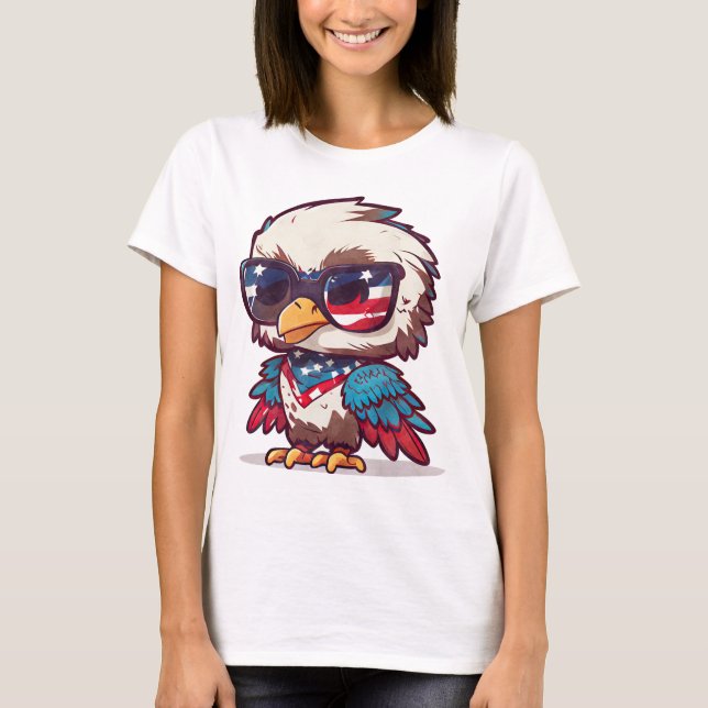 Cool Baby Eagle T-Shirt – Adorable & Bold Graphic  (Devant)