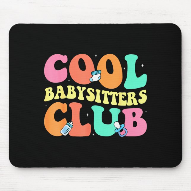 Cool Babysitters Club - Groovy Design Babysitter B Mousepad (Vorne)