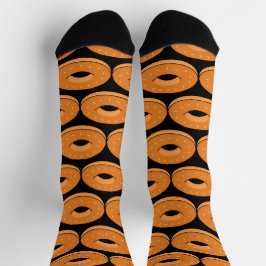 Cool Bagels Pattern Socken
