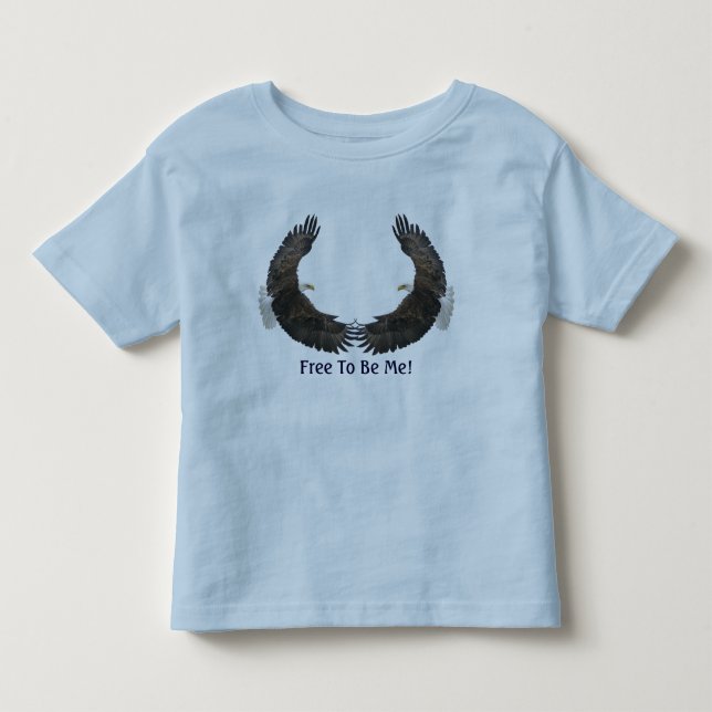 Cool Bald Eagle Wildlife Collection Kleinkind T-shirt (Vorderseite)