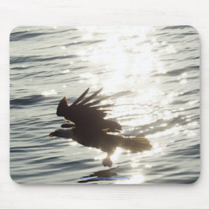 Cool Bald Eagle Wildlife Collection Mousepad