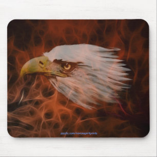 Cool Bald Eagle Wildlife Collection Mousepad
