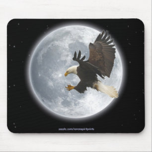 Cool Bald Eagle Wildlife Collection Mousepad