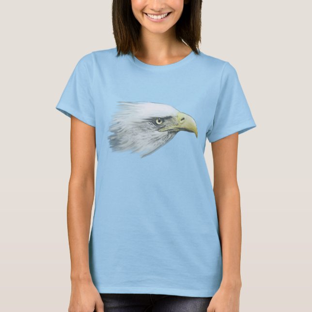 Cool Bald Eagle Wildlife Collection T-Shirt (Vorderseite)
