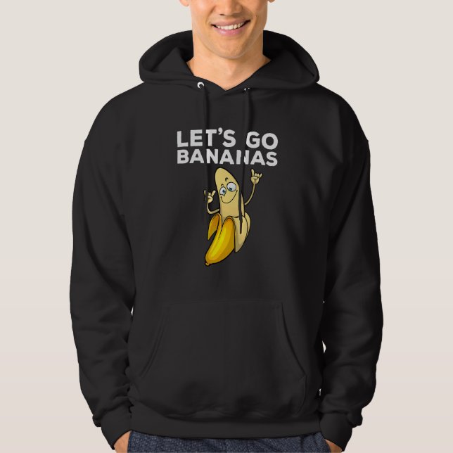 Cool Banana For Men Women Kids Banana  Tropical Fr Hoodie (Vorderseite)
