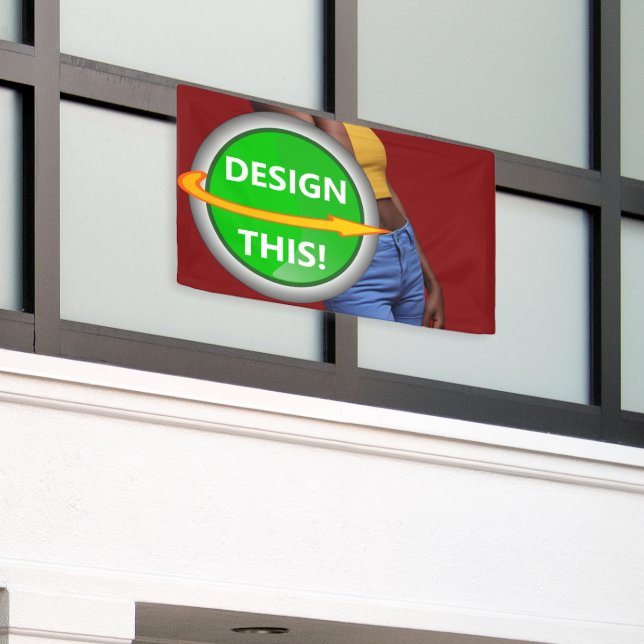 COOL! Banner - 2.5'x4' - Außenbereich - Benutzerde (Äußeres Gebäude)