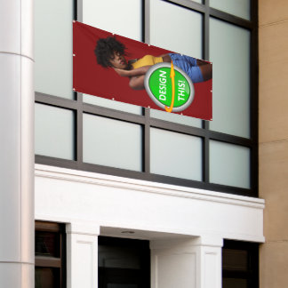 COOL! Banner - 4'x8' - Außenbanner mit Metallrahme