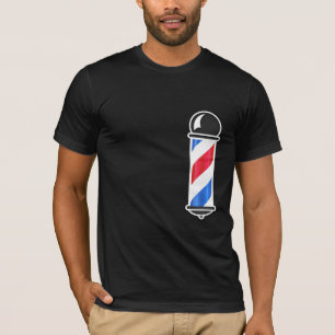 Cool barbier poteau drôle design t-shirt