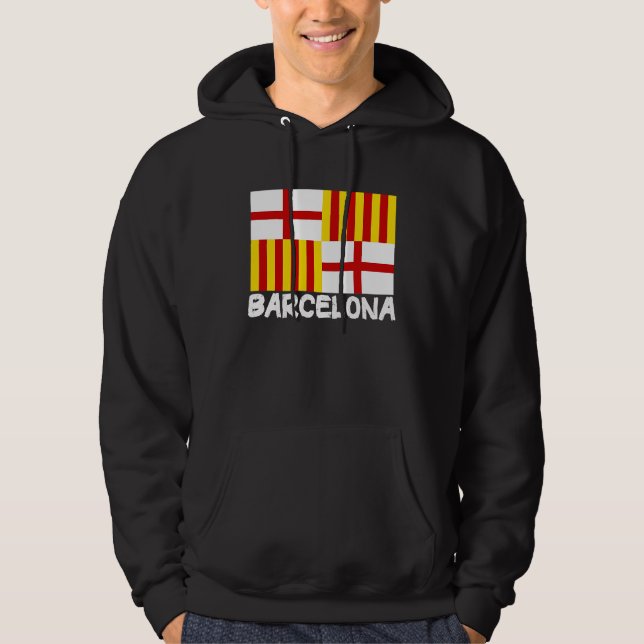 Cool Barcelona Flag Hoodie (Vorderseite)