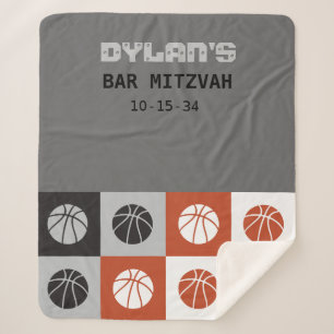 COOL BASKETBALL Bar Mitzvah Zuhause-Geschenk nehme Sherpadecke